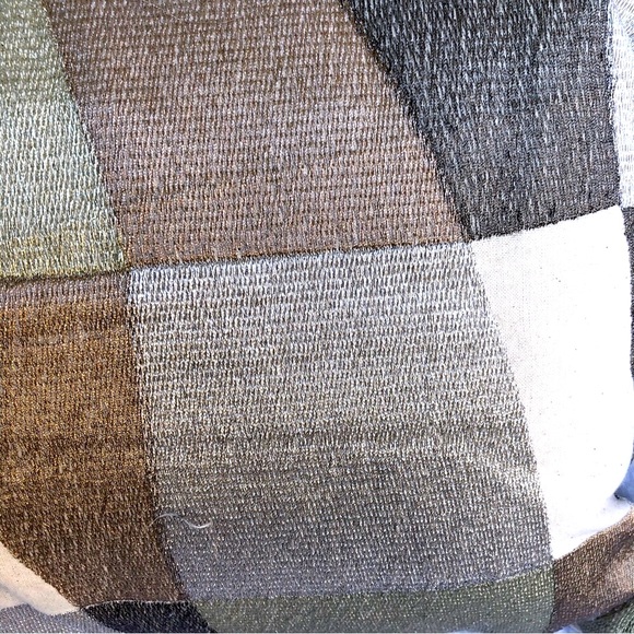 Lumbar Pillow Gold, Copper & Silver Metallic Accent - Picture 7 of 7